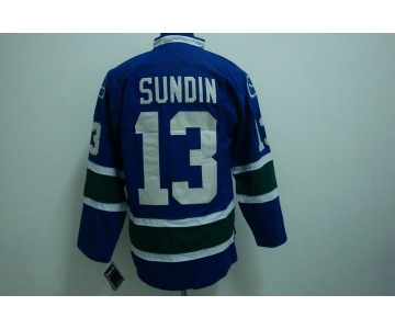 nhl toronto maple leafs #13 sundin blue