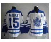 nhl toronto maple leafs #15 kaberle white