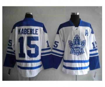 nhl toronto maple leafs #15 kaberle white