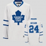 nhl toronto maple leafs #24 Mccabe  white