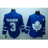 nhl toronto maple leafs #3 phaneuf apatch blue A