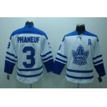 nhl toronto maple leafs #3 phaneuf  patch white A