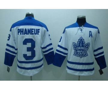 nhl toronto maple leafs #3 phaneuf  patch white A