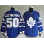 nhl toronto maple leafs #50 gustavsson blue