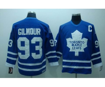 nhl toronto maple leafs #93 gilmour blue(c)