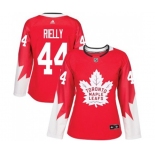 Women Adidas Toronto Maple Leafs #44 Morgan Rielly Authentic Red Alternate NHL Jersey