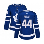 Women Adidas Toronto Maple Leafs #44 Morgan Rielly Authentic Royal Blue Home NHL Jersey