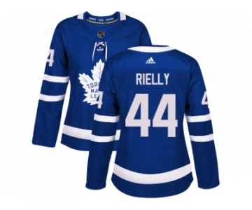 Women Adidas Toronto Maple Leafs #44 Morgan Rielly Blue Home Authentic Stitched NHL Jersey