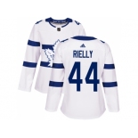 Women Adidas Toronto Maple Leafs #44 Morgan Rielly White Authentic 2018 Stadium Series Stitched NHL Jersey