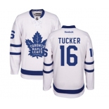 Women Reebok Toronto Maple Leafs #16 Darcy Tucker Authentic White Away NHL Jersey