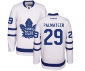 Women Reebok Toronto Maple Leafs #29 Mike Palmateer Authentic White Away NHL Jersey