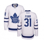 Women Reebok Toronto Maple Leafs #31 Grant Fuhr Authentic White Away NHL Jersey