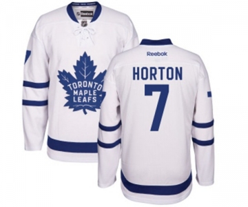 Women Reebok Toronto Maple Leafs #7 Tim Horton Authentic White Away NHL Jersey