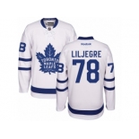 Women Reebok Toronto Maple Leafs #78 Timothy Liljegren Authentic White Away NHL Jersey