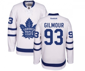 Women Reebok Toronto Maple Leafs #93 Doug Gilmour Authentic White Away NHL Jersey