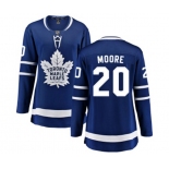 Women Toronto Maple Leafs #20 Dominic Moore Fanatics Branded Royal Blue Home Breakaway NHL Jersey