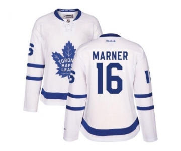 Women's Toronto Maple Leafs #16 Mitchell Marner White Road Stitched NHL jersey