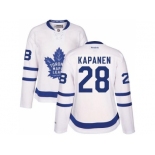 Women's Toronto Maple Leafs #28 Kasperi Kapanen White Road Stitched NHL Jersey