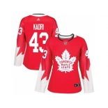 Women's Toronto Maple Leafs #43 Nazem Kadri Red Alternate Stitched NHL Jersey