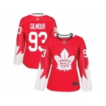 Women's Toronto Maple Leafs #93 Doug Gilmour Red Alternate Stitched NHL Jersey