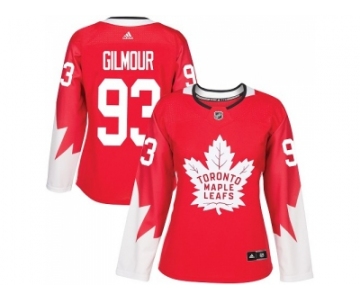 Women's Toronto Maple Leafs #93 Doug Gilmour Red Alternate Stitched NHL Jersey