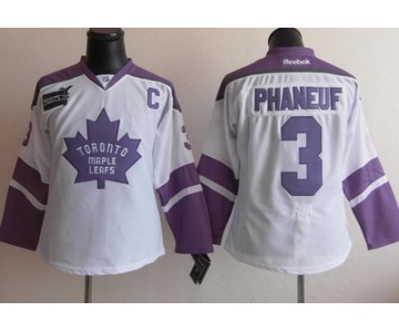 women nhl jerseys toronto maple leafs #3 phaneuf white