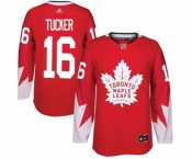 Youth Adidas Toronto Maple Leafs #16 Darcy Tucker Authentic Red Alternate NHL Jersey