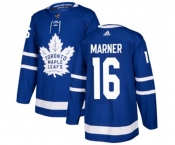 Youth Adidas Toronto Maple Leafs #16 Mitchell Marner Authentic Royal Blue Home NHL Jersey