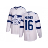 Youth Adidas Toronto Maple Leafs #16 Mitchell Marner White Authentic 2018 Stadium Series Stitched NHL Jersey