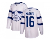 Youth Adidas Toronto Maple Leafs #16 Mitchell Marner White Authentic 2018 Stadium Series Stitched NHL Jersey