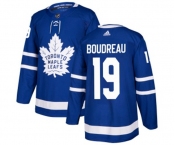 Youth Adidas Toronto Maple Leafs #19 Bruce Boudreau Authentic Royal Blue Home NHL Jersey