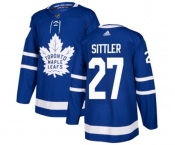 Youth Adidas Toronto Maple Leafs #27 Darryl Sittler Authentic Royal Blue Home NHL Jersey