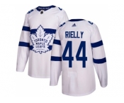 Youth Adidas Toronto Maple Leafs #44 Morgan Rielly White Authentic 2018 Stadium Series Stitched NHL Jersey