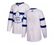 Youth Adidas Toronto Maple Leafs Blank White Authentic 2018 Stadium Series Stitched NHL Jersey