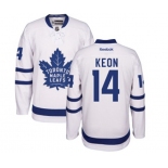 Youth Reebok Toronto Maple Leafs #14 Dave Keon Authentic White Away NHL Jersey