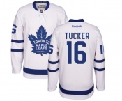 Youth Reebok Toronto Maple Leafs #16 Darcy Tucker Authentic White Away NHL Jersey