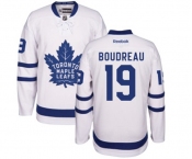 Youth Reebok Toronto Maple Leafs #19 Bruce Boudreau Authentic White Away NHL Jersey