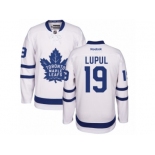 Youth Reebok Toronto Maple Leafs #19 Joffrey Lupul Authentic White Away NHL Jerseys