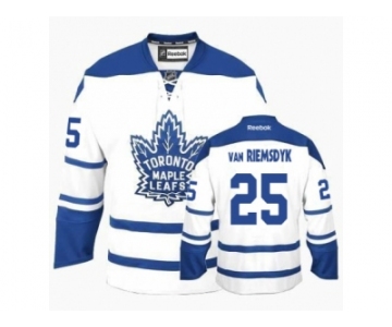 Youth Reebok Toronto Maple Leafs #25 James Van Riemsdyk Authentic White Third NHL Jersey