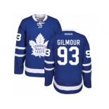 Youth Reebok Toronto Maple Leafs #93 Doug Gilmour Authentic Royal Blue Home NHL Jerseys