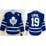 Youth Toronto Maple Leafs #19 Joffrey Lupul Blue Home Stitched NHL Jersey