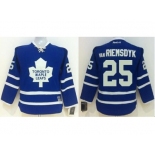 Youth Toronto Maple Leafs #25 James Van Riemsdyk Blue Home Stitched NHL Jersey