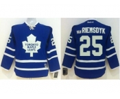 Youth Toronto Maple Leafs #25 James Van Riemsdyk Blue Home Stitched NHL Jersey