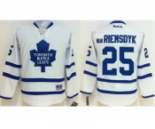 Youth Toronto Maple Leafs #25 James Van Riemsdyk White Stitched NHL Jersey