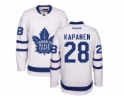 Youth Toronto Maple Leafs #28 Kasperi Kapanen White Road Stitched NHL Jersey