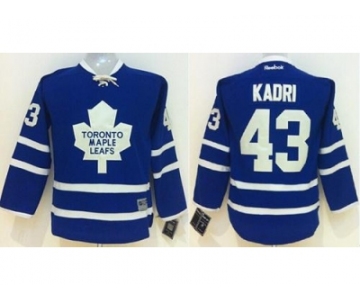 Youth Toronto Maple Leafs #43 Nazem Kadri Blue Home Stitched NHL Jersey