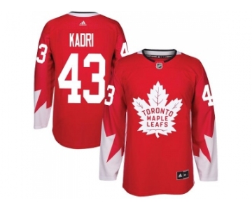 Youth Toronto Maple Leafs #43 Nazem Kadri Red Alternate Stitched NHL Jersey