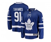 Youth Toronto Maple Leafs #91 John Tavares Branded Blue Home Breakaway Stitched NHL Jersey