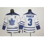 youth nhl jerseys toronto maple leafs #3 phaneuf blue[C]