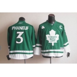 youth nhl jerseys toronto maple leafs #3 phaneuf green